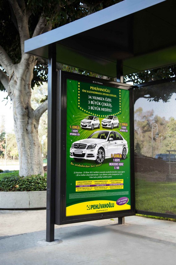 Pehlivanoğlu hediye kampanyası kampanya tasarımı pehlivanoğlu araba ilanı