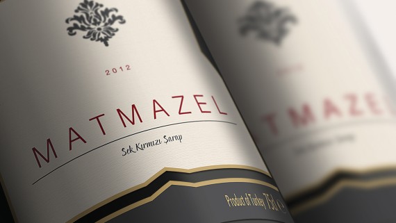 Matmazel Şarap Etiketi Tasarımı